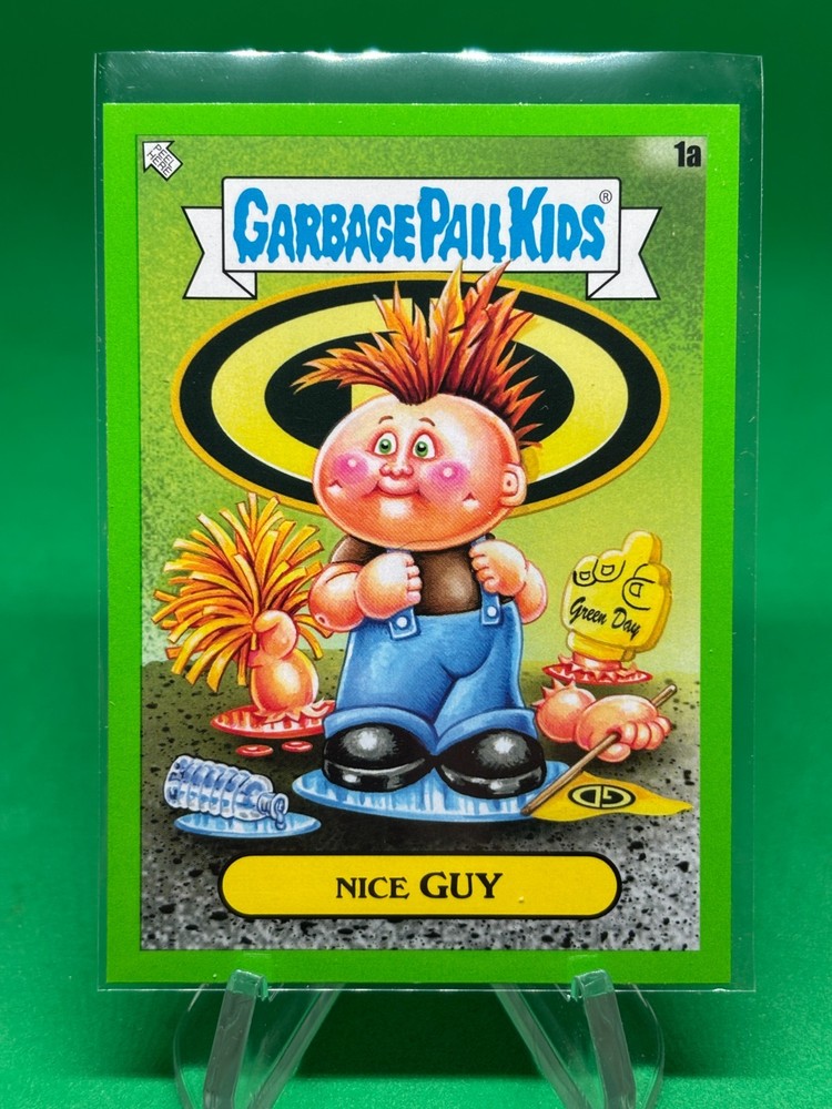 Nice Guy #1a 2024 Topps GPK: Battle of The Bands Green Day Booger Green