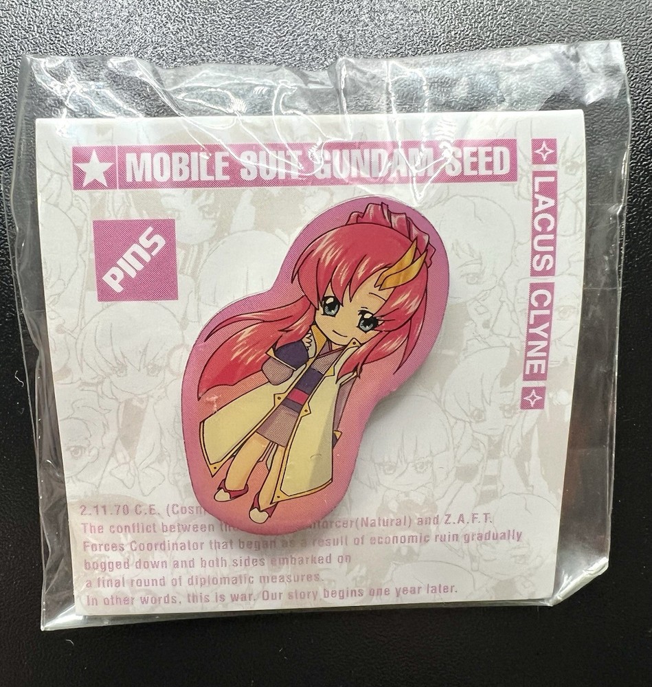 Lacus Clyne Mobile Suit Gundam SEED Anime Pin Badge Movic