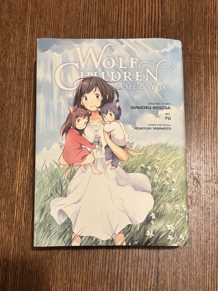 Wolf Children Ame & Yuki - Manga Yen Press (2014) Hardcover - Mamoru Hosoda