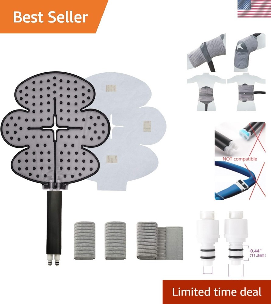 Cold Therapy Pad with Elastic Straps for Pain Relief & Recovery