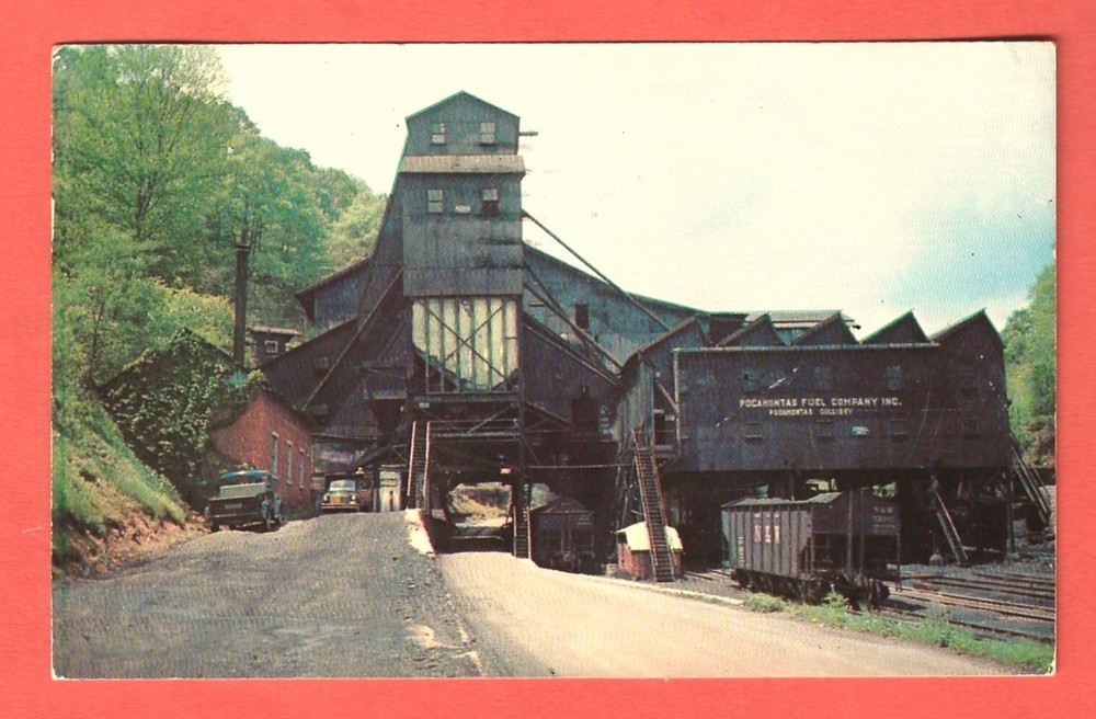 POCAHONTAS FUEL CO. – POCAHONTAS COLLIERY, WEST VIRGINIA - 1950s Postcard