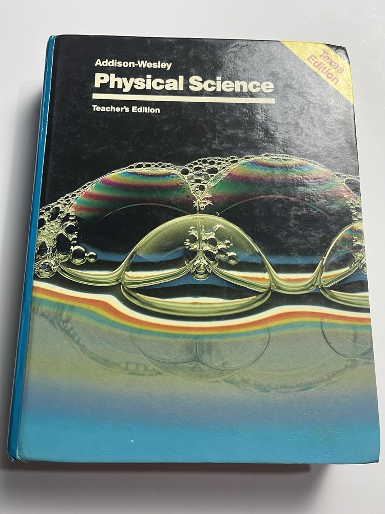 Vintage Physical Science Laboratory Teachers Edition Addison - Wesley