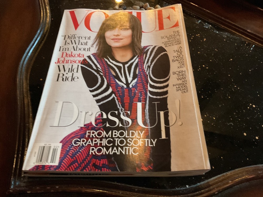 Vogue Magazine February 2017, Dakota Johnson Cover,  Excellent Cond