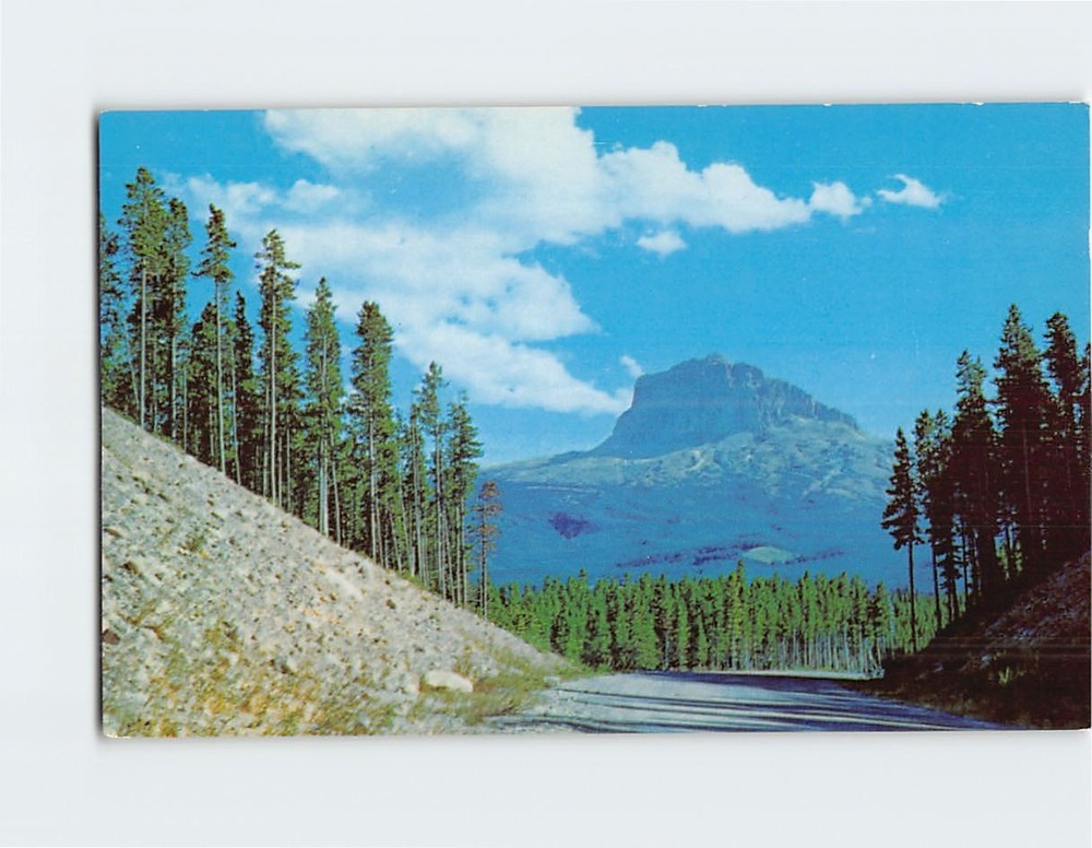 Postcard Chief Mountain Waterton Lakes National Park Alberta Canada
