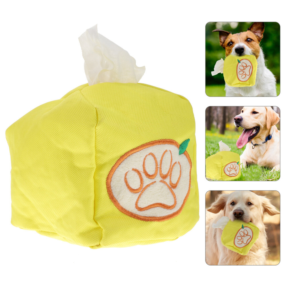 Dog Comforting Towel Toy Puppy Puzzle Toys Pet Paper Snuffle