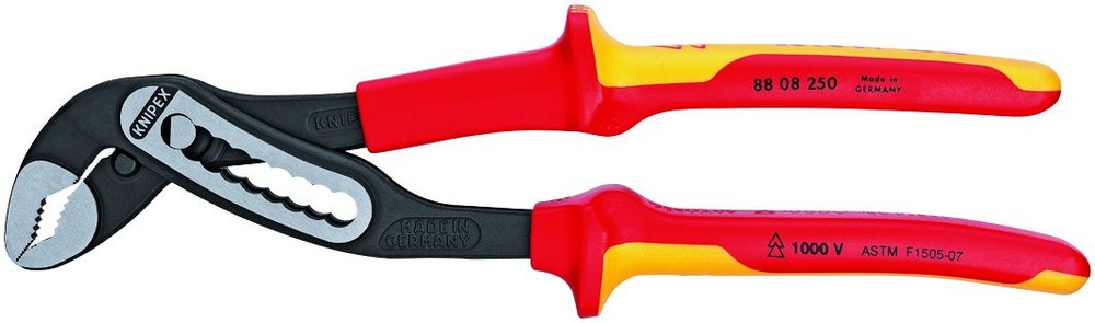 - 88 08 250 SBA Tools - Alligator Water Pump Pliers, 1000V Insulated (8808250...