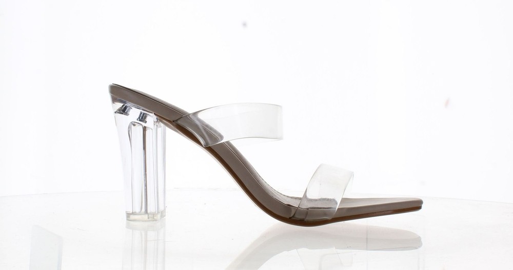 Katliu Womens Transparent Heels Size EUR 38 Fashion Sandals 7617777