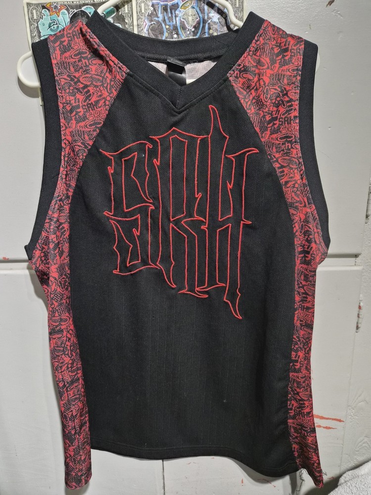 RARE SRH Jersey! Men's XL Red and Black Sleeveless
