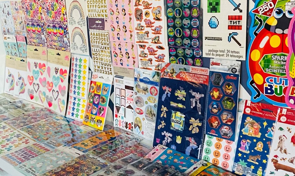 Sandylion, Hallmark, American Greetings + 998 Sticker Lot Teacher GIRLY STUFF