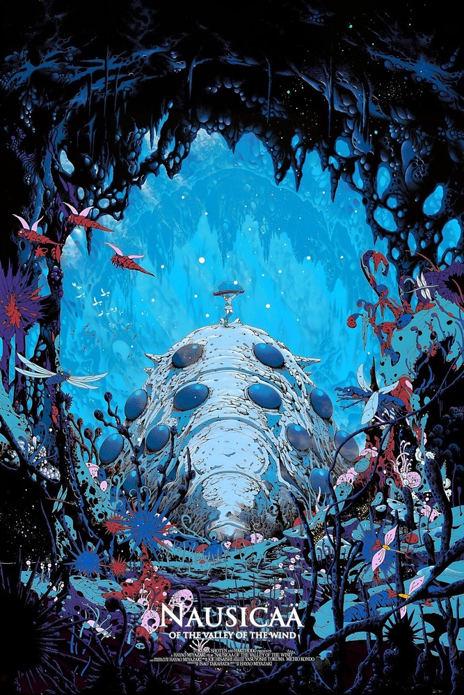 Nausicaa Valley of the Wind 1984 Movie Poster | Studio Ghibli Wall Art Print