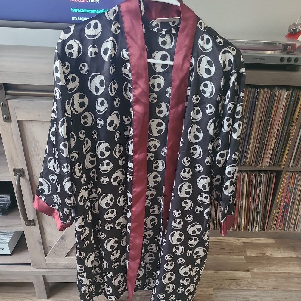 Vintage Disney Official The Nightmare Before Christmas Costume Soft Robe
