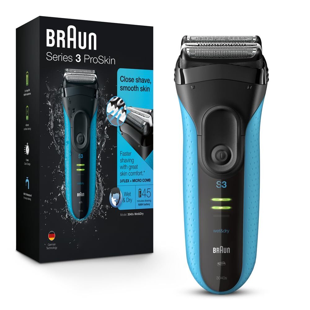 Electric Series 3 Razor with Precision Trimmer - Rechargeable Wet & Dry Foil Shaver