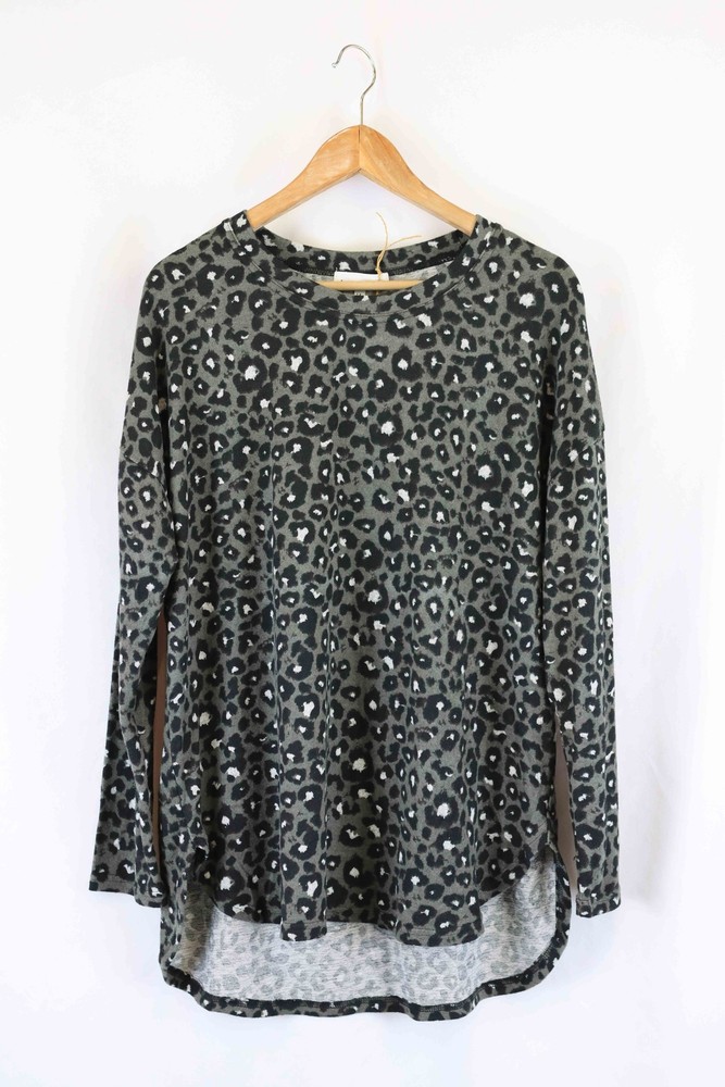 Frankie And Co Animal Print Long Sleeve Top 14 by Reluv Clothing