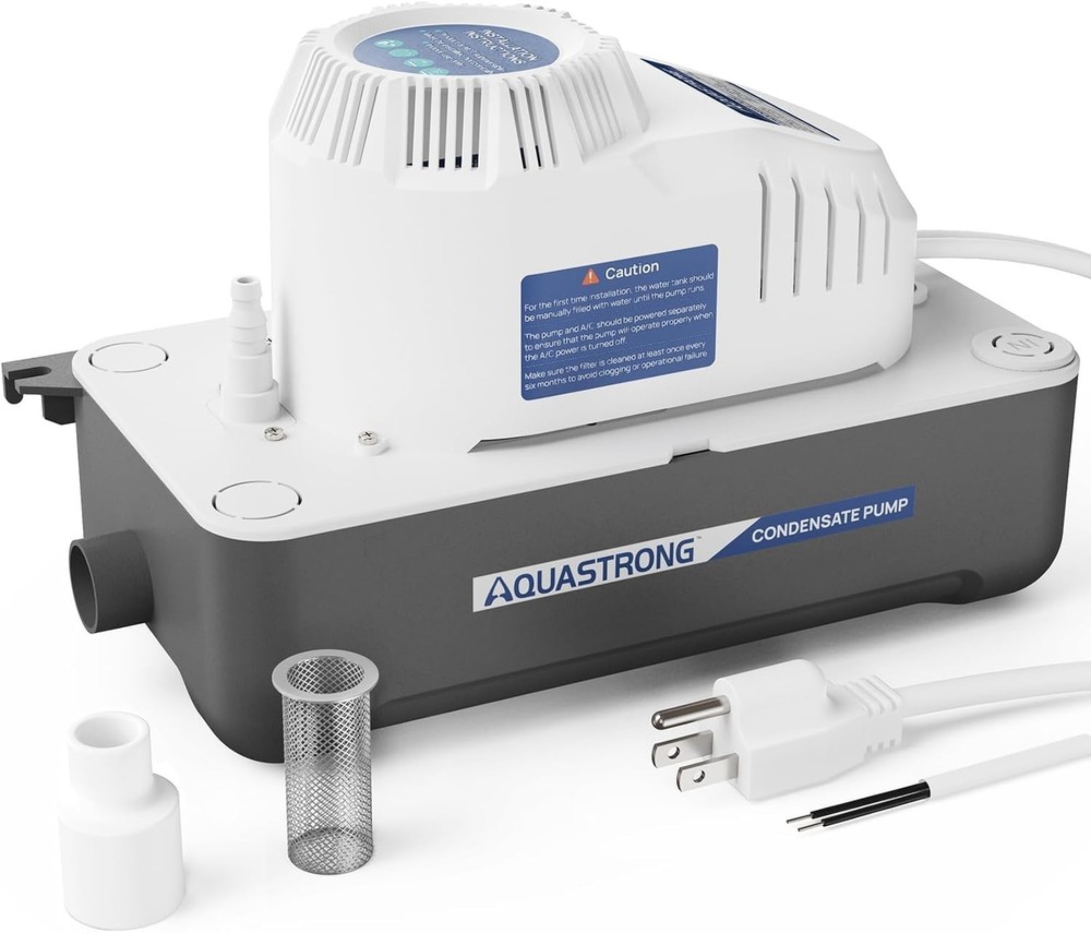 115V 70 GPH HVAC Condensate Pump,Automatic Safety Switch,AC Condensate Remova...
