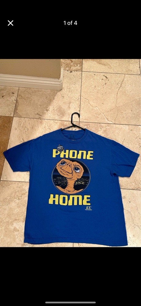 Vintage 90s Large ET Phone Home movie promo t shirt *Rare