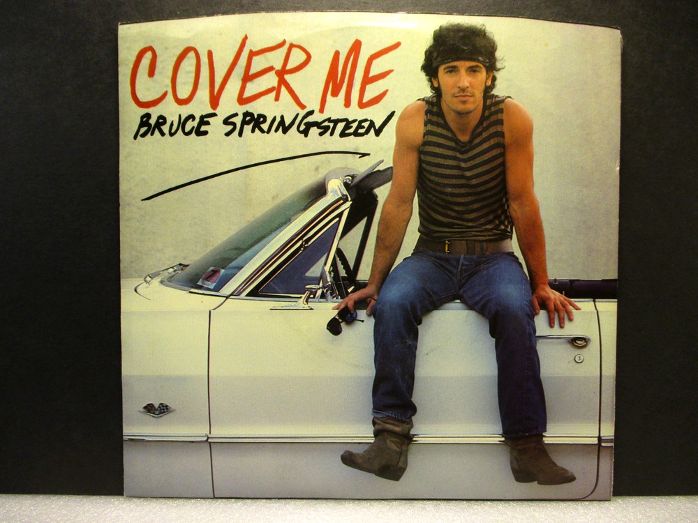 BRUCE SPRINGSTEEN - Cover Me -NM Original 1984 Columbia 45 rpm & Pic Slv -Top 40