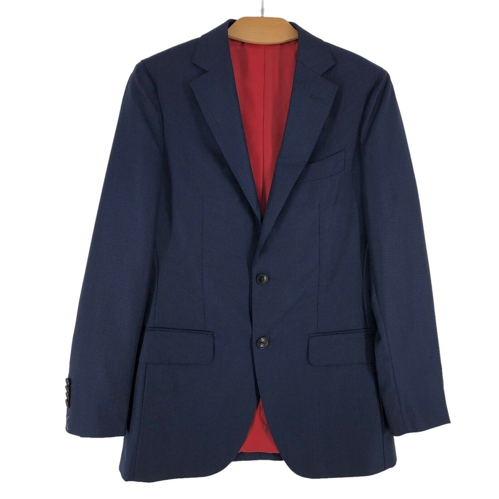 SUITSUPPLY Sienna Single B Wool Blazer Jacket Size EU:44 UK:34; US:34R