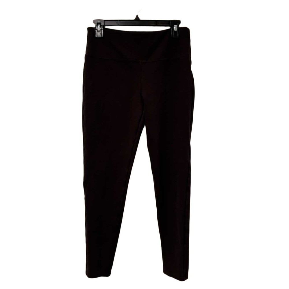 Eddie Bauer Womens High Rise Leggings Dark Brown Large L
