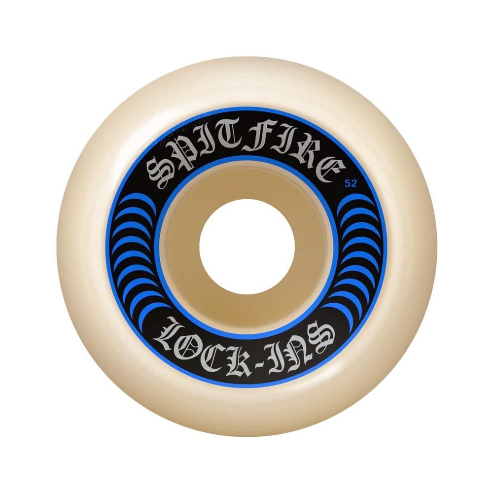 Spitfire Wheels Formula Four Lock-Ins White / Blue Skate 52mm 99a (Set of 4)