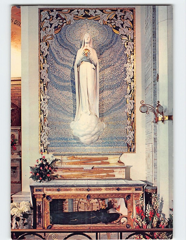 Postcard St. Catherine Labouré Chapel of Our Lady of the Miraculous Medal France