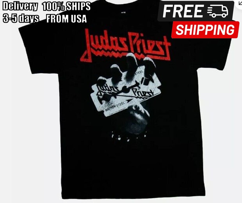 JUDAS PRIEST British Steel T SHIRT Brand New