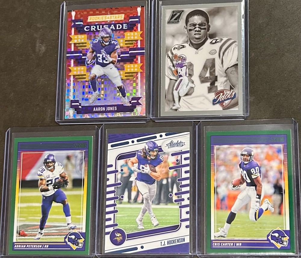 2024 Panini Football Minnesota Vikings 5 Card Insert/Parallel Trading Lot
