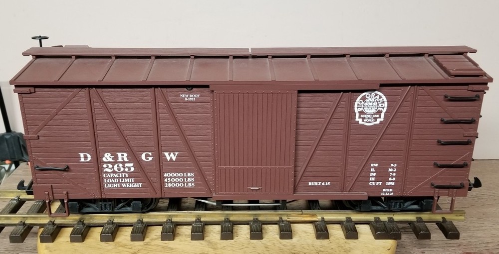 D&RGW Moffet tunnel, USA trains #R-1451 Outside Braced Box car, Brand new