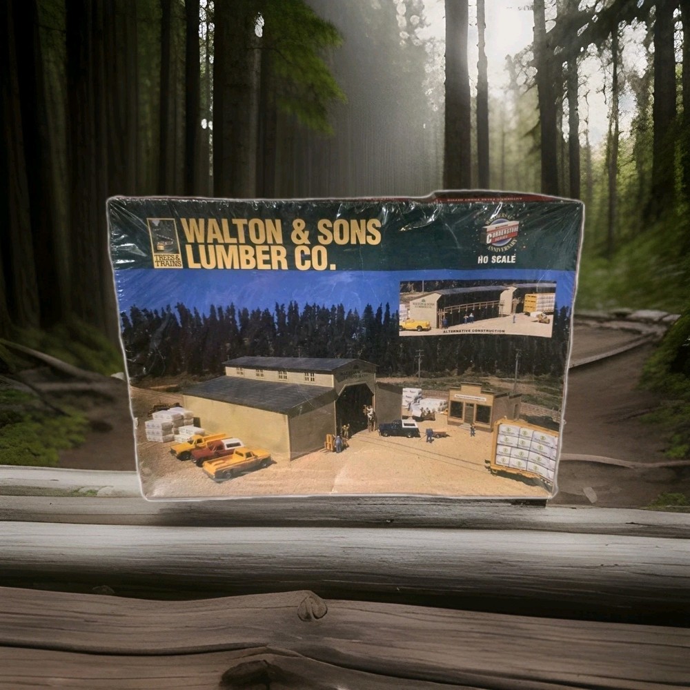 Ho Buildings Walthers Cornerstone 933-3057 HO Walton and Sons Lumber Company Kit