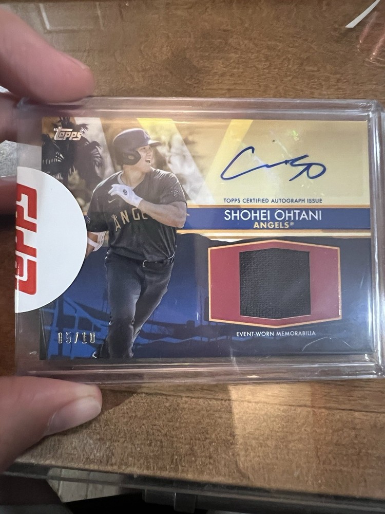 2022 Topps Update Series All-Star Stitches Shohei Ohtani Auto 5/10 Rare!!!