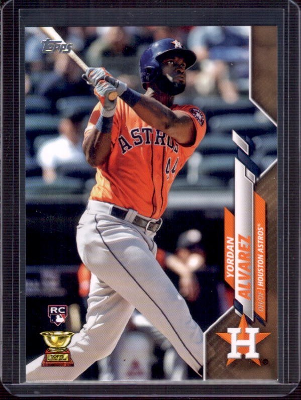 YORDAN ALVAREZ 2020 Topps Series 1 #276 Gold Parallel Rookie RC #1220/2020