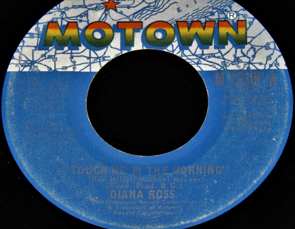Vintage Record, DIANA ROSS: TOUCH ME IN THE MORNING, 45 rpm, 1973, Soul