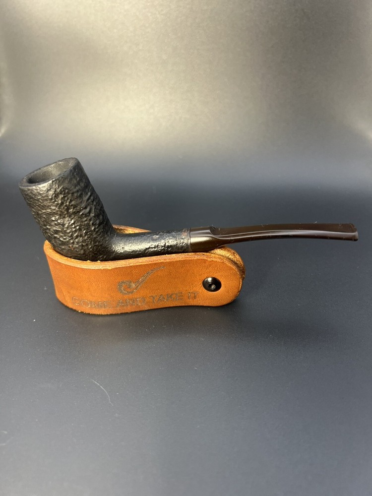 Vintage L & Co Loewe Bickley Rusticated Stack Tobacco Pipe