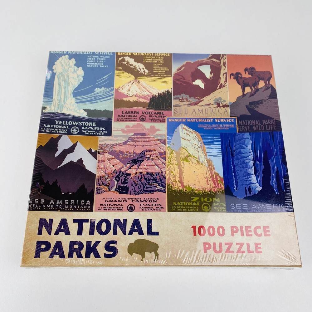 National Parks 1000 Piece Puzzle by Gibbs Smith 2016