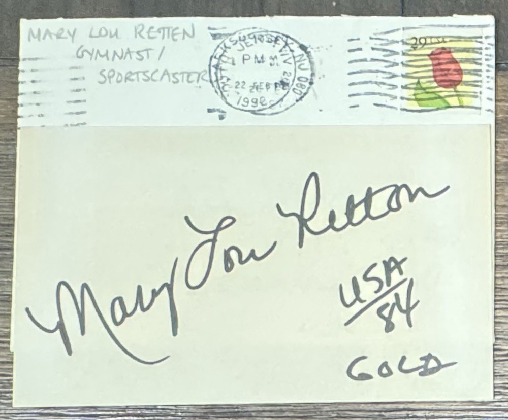 Mary Lou Retton Signed 3