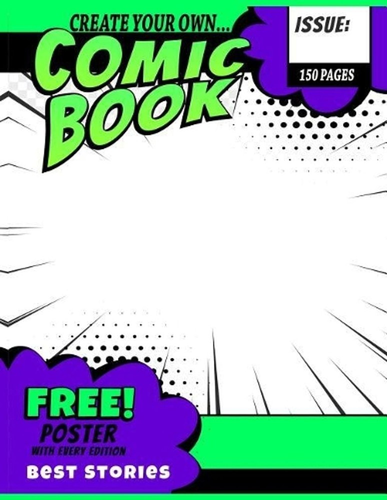 Create Your Own Comic Book by Bellas Comics (English) Paperback Book