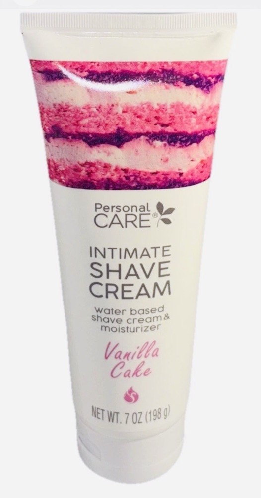 Personal Care Intimate Shave Cream Water Based Vanilla Cake  7oz-NEW-
