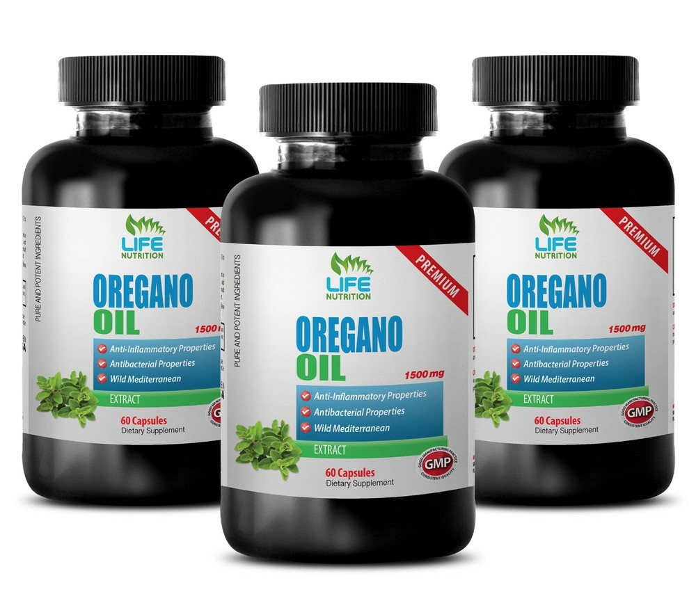 Calcium Powder - Oregano Oil 1500mg - Support Concentration Supplement 3B