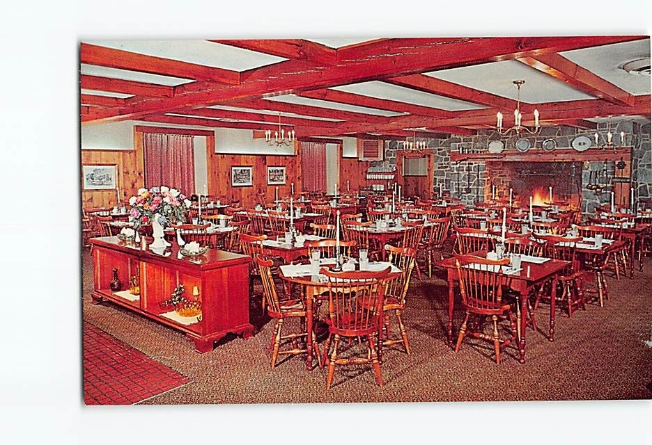 Postcard Dining Room Conestoga Motor Inn Lancaster Pennsylvania USA