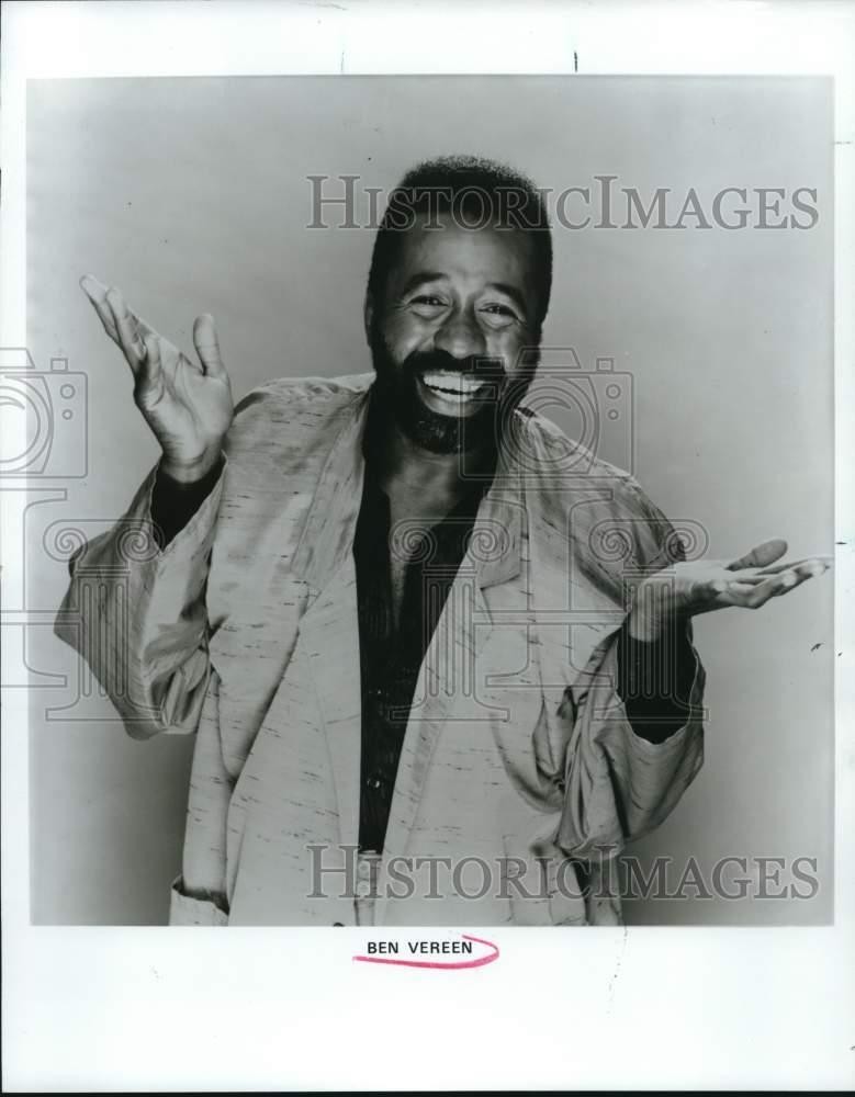 1989 Press Photo Ben Vereen, American actor, dancer and singer. - lrp63112