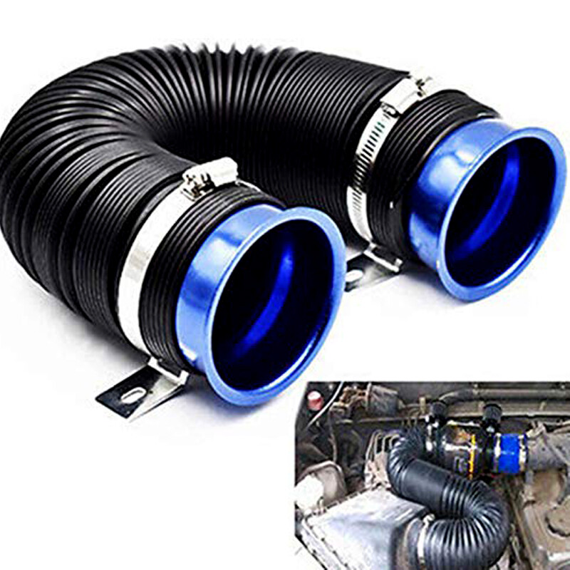 75mm Blue Turbo Intercooler Intake Pipe Hose for Cars