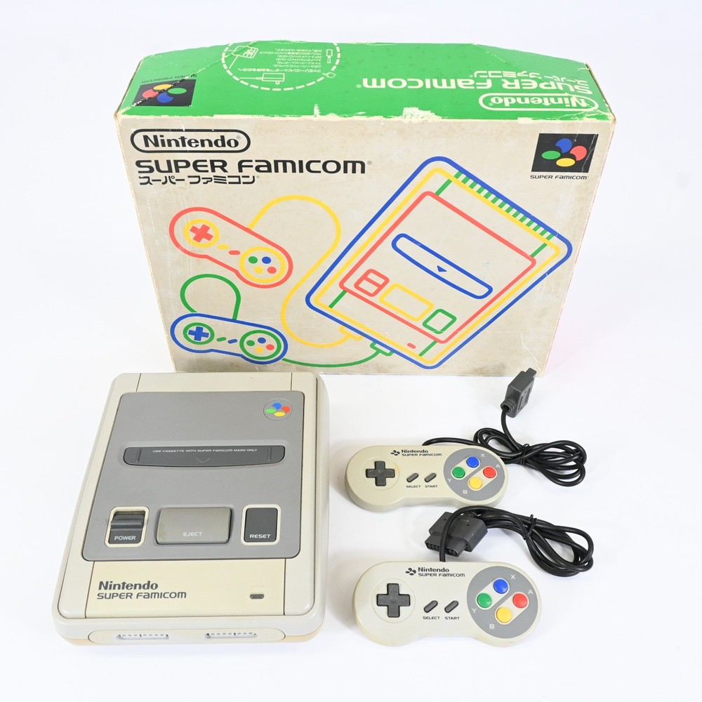 Nintendo Super Famicom Console HVC-002 Boxed Controller Tested Working