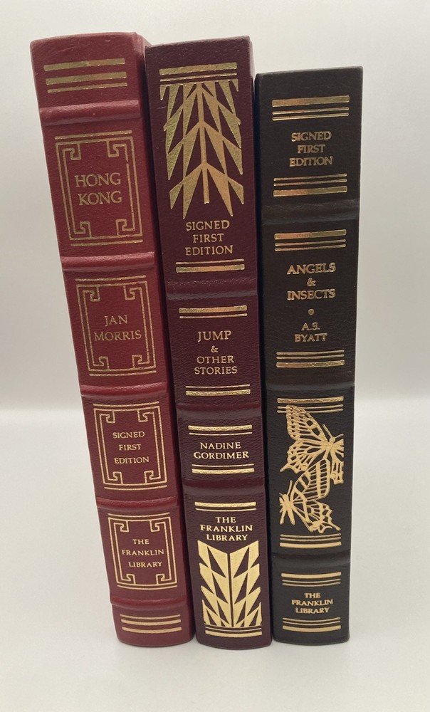 Franklin Library Signed First Edition Leather Bound Lot 3 Byatt Gordimer Morris