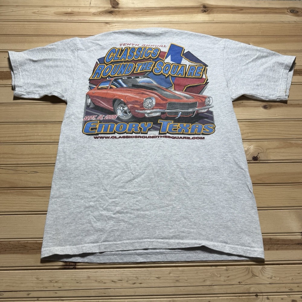 Vintage Y2K Classics Around The Square BFE Camaro Hot Rod Racing Shirt Medium