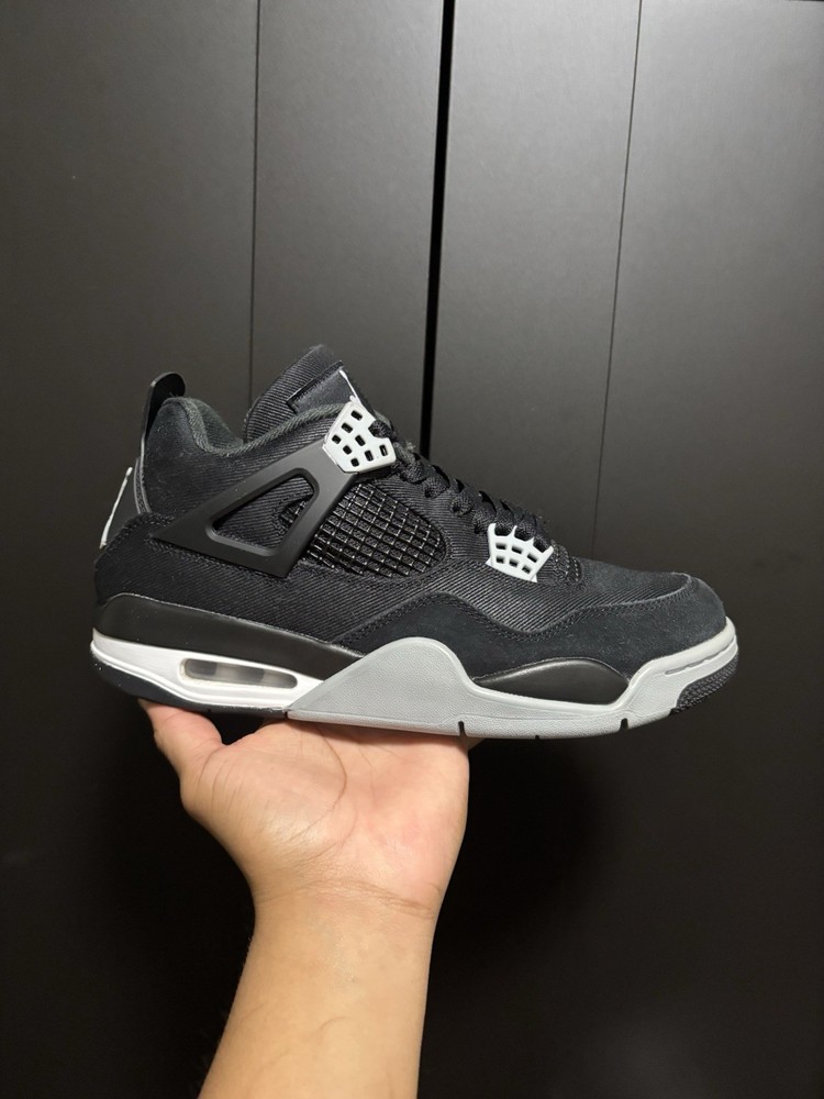 Size 8 - Jordan 4 Retro SE Mid Black Canvas