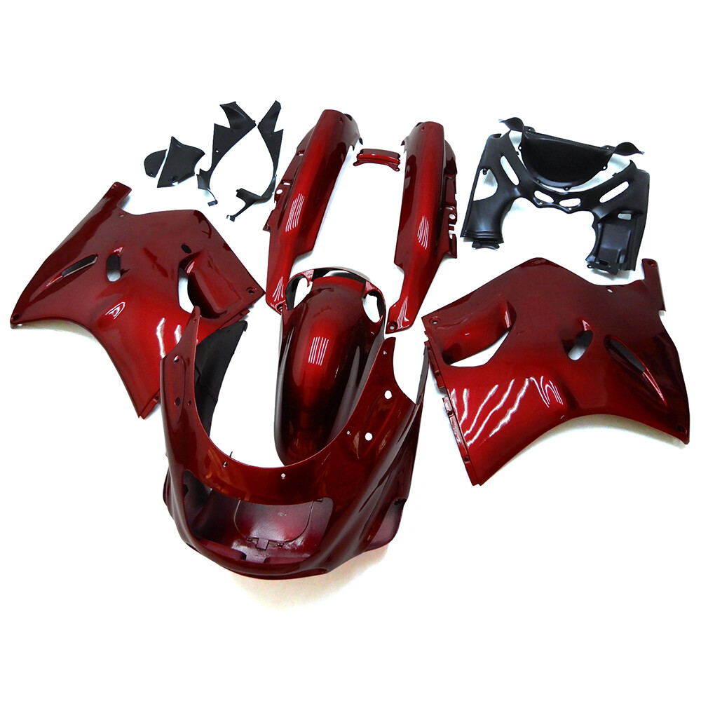 Injection Red Fairing Kit for 1993-2003 Kawasaki Ninja ZX11 ABS Plastic Bodywork