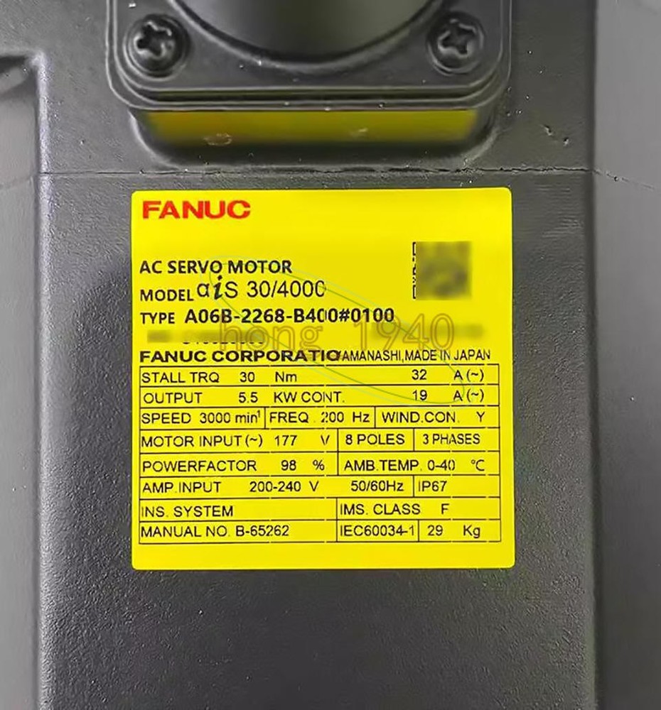 One New Fanuc Servo Motor A06B-2268-B400#0100