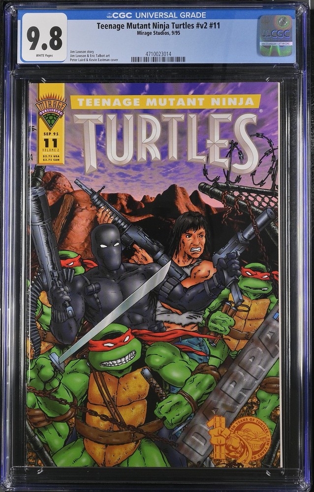 Teenage Mutant Ninja Turtles v2 11 CGC 9.8