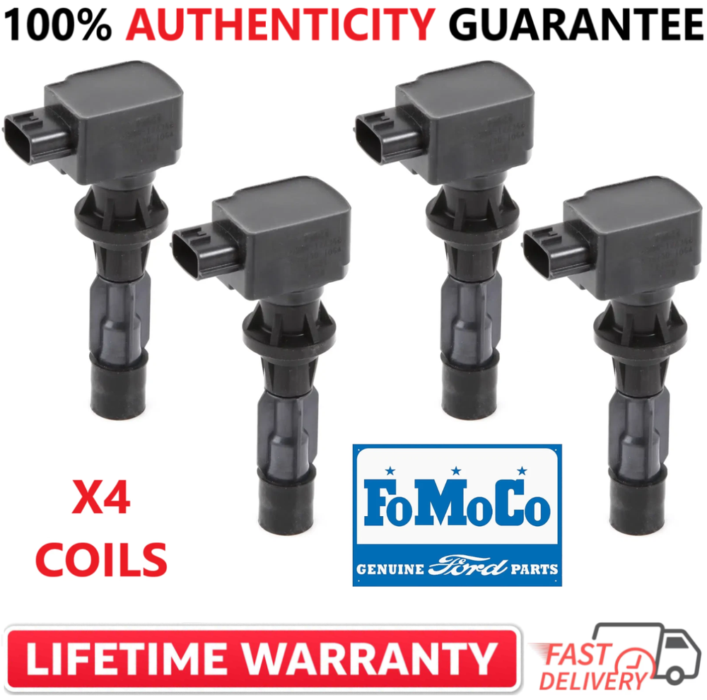 x4 OEM FORD 6E5G-12A366 Ignition Coils For 2006-2009 Ford Fusion Mercury Milan