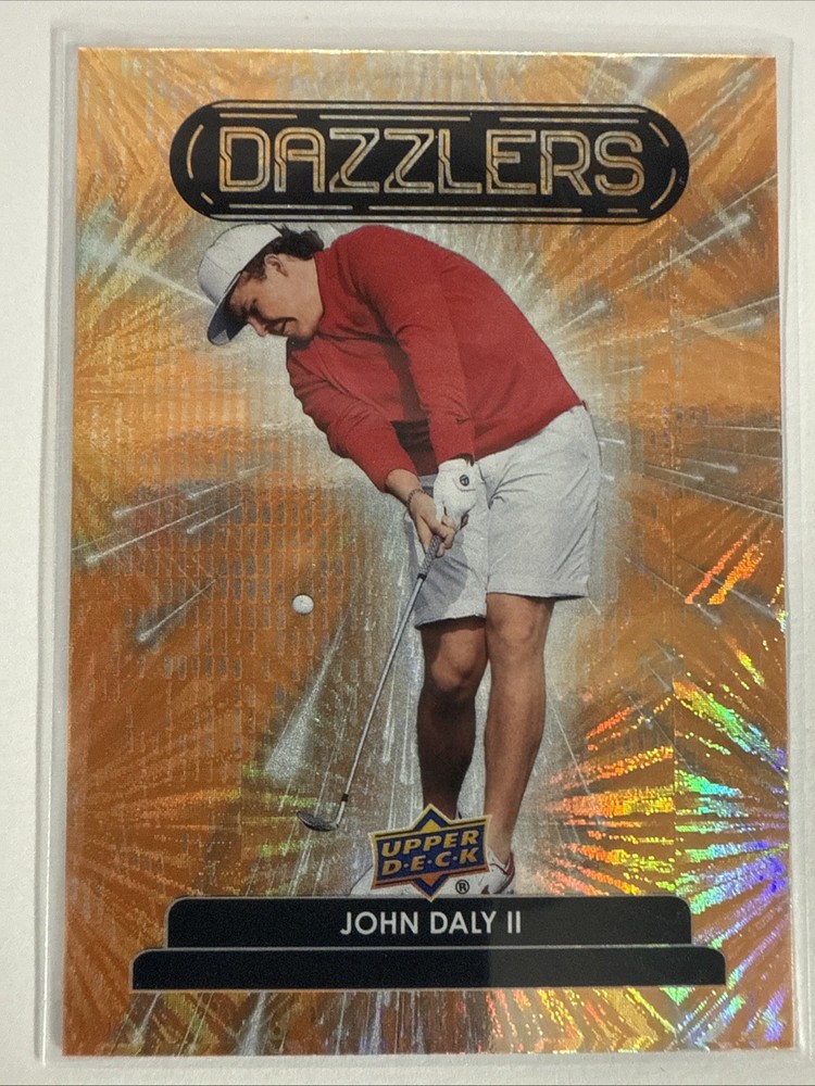 2024 Upper Deck Golf JOHN DALY II Orange Dazzlers #DZ-26 NM/M