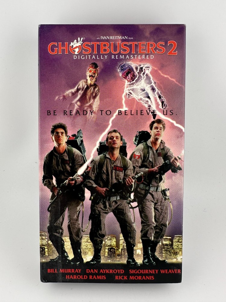 Vtg Ghostbusters II (VHS, Digitally Remastered, 1999) Bill Murray Dan Aykroyd